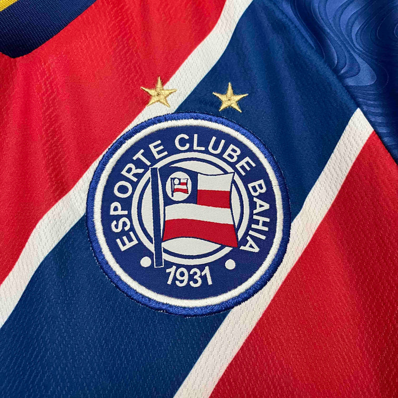 CAMISA DO BAHIA 24/25 AZUL E VERMELHO