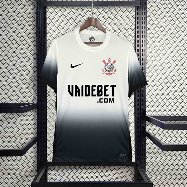 CAMISA DO CORINTHIANS 24/25 PRETO E BRANCO