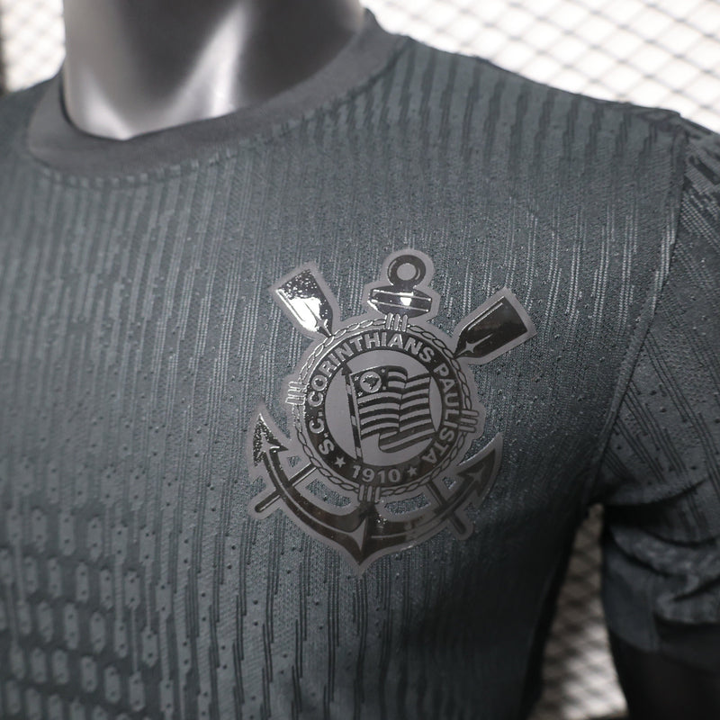 CAMISA ALL BLACK CORINTHIANS VERSÃO PLAYER