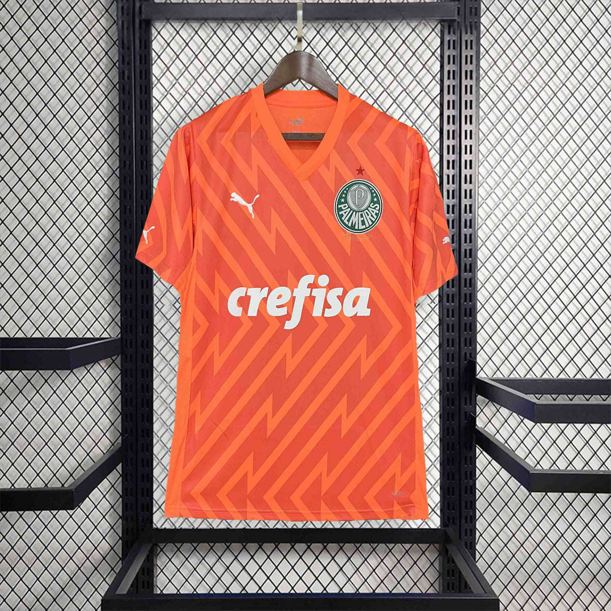 CAMISA DO PALMEIRAS 24/25 LARANJA GOLEIRO